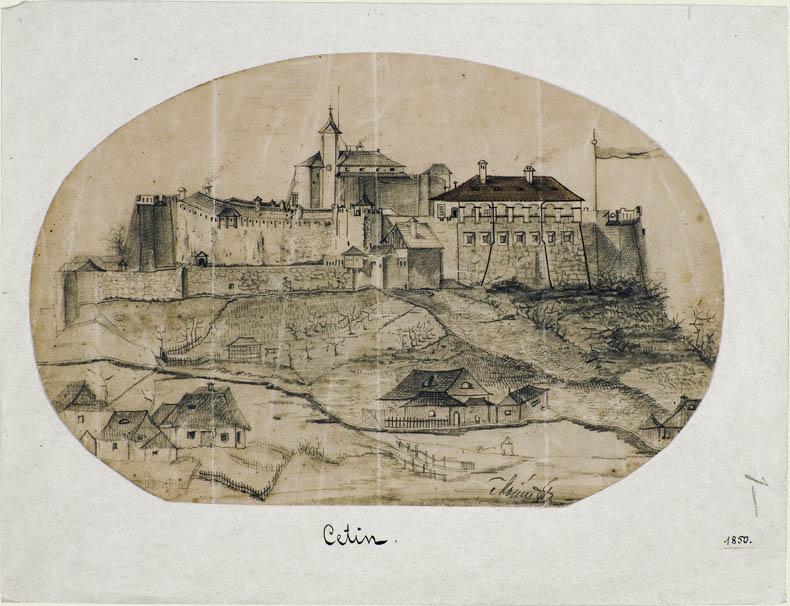 Cetingrad. Tvrđava Cetin polovicom 19. stoljeća, 1850-1920