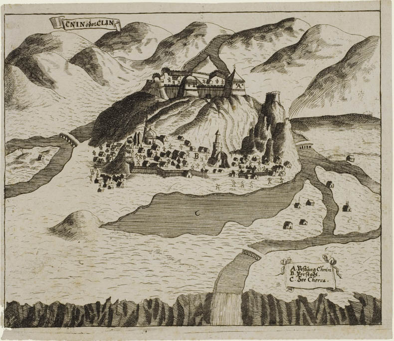 Knin. Tvrđava i naselje, 1670-1699